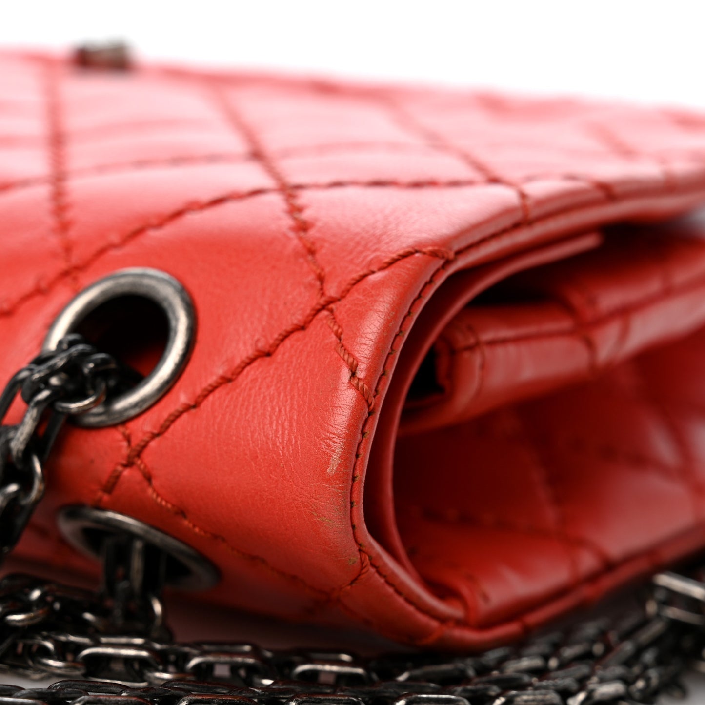 Calfskin Stitched 2.55 Reissue 226 Flap Red