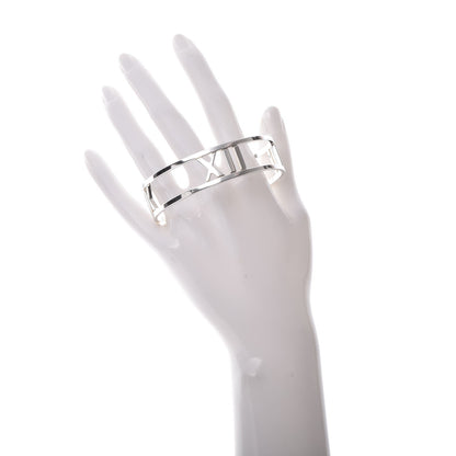 Tiffany Sterling Silver Atlas Open Bangle Bracelet 2 of 4
