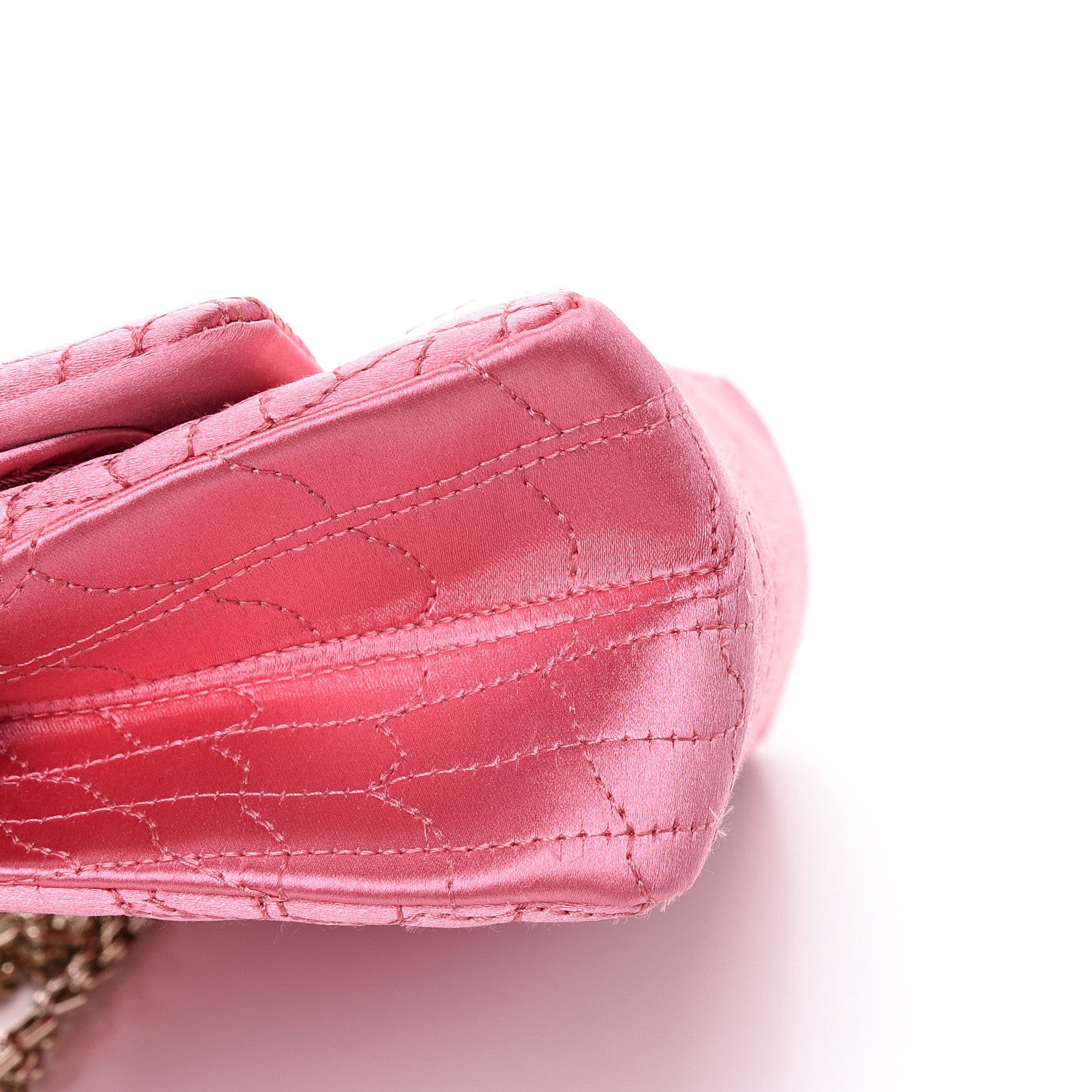 Chanel Satin Coco's Croc 2.55 Reissue East West Flap Pink 10 of 11
