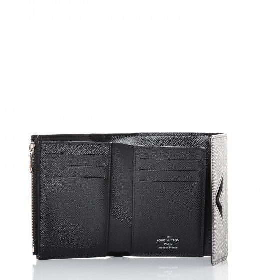 Louis Vuitton Epi Twist Compact Wallet Black 5 of 7