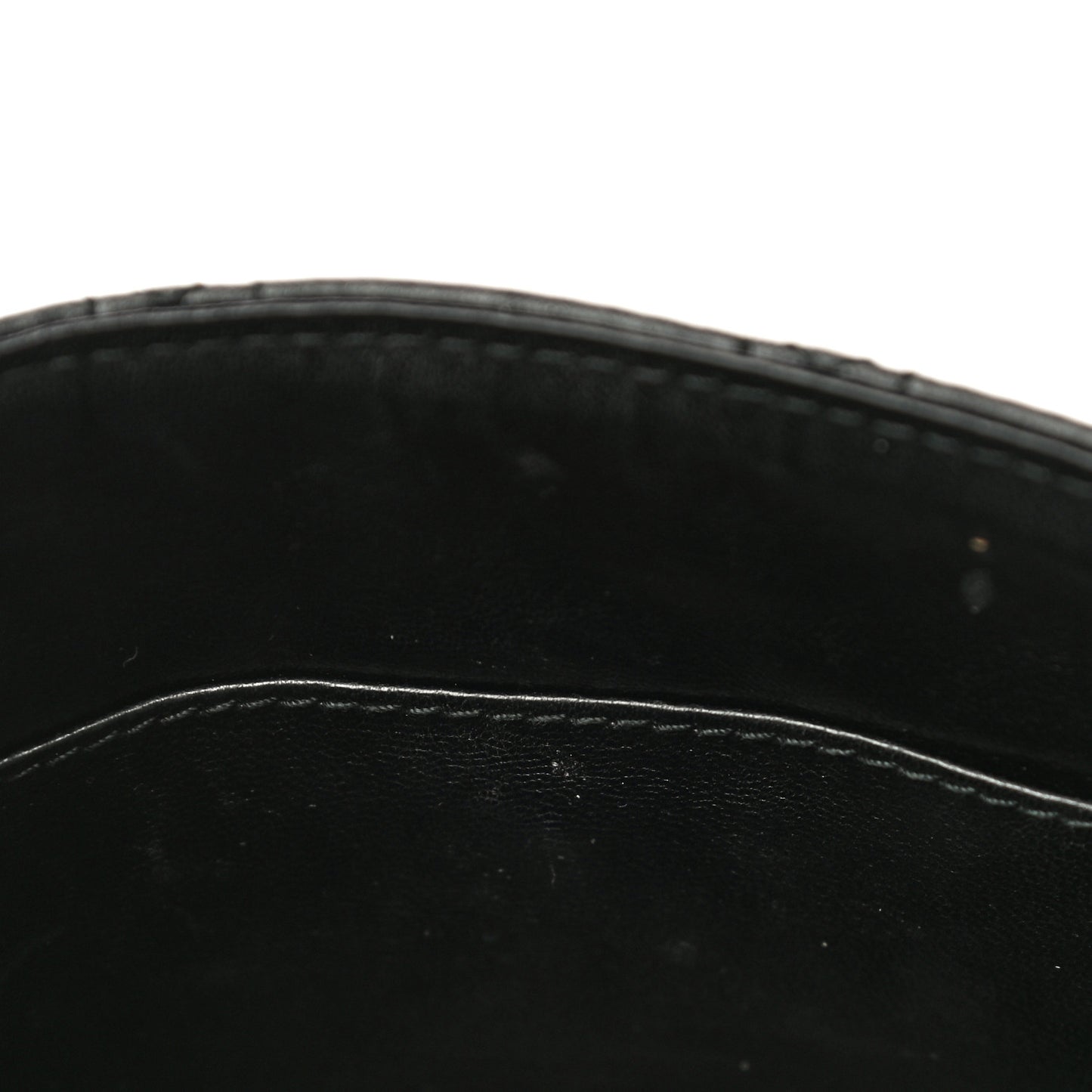 Lambskin Cannage Lady Dior Pochette Black