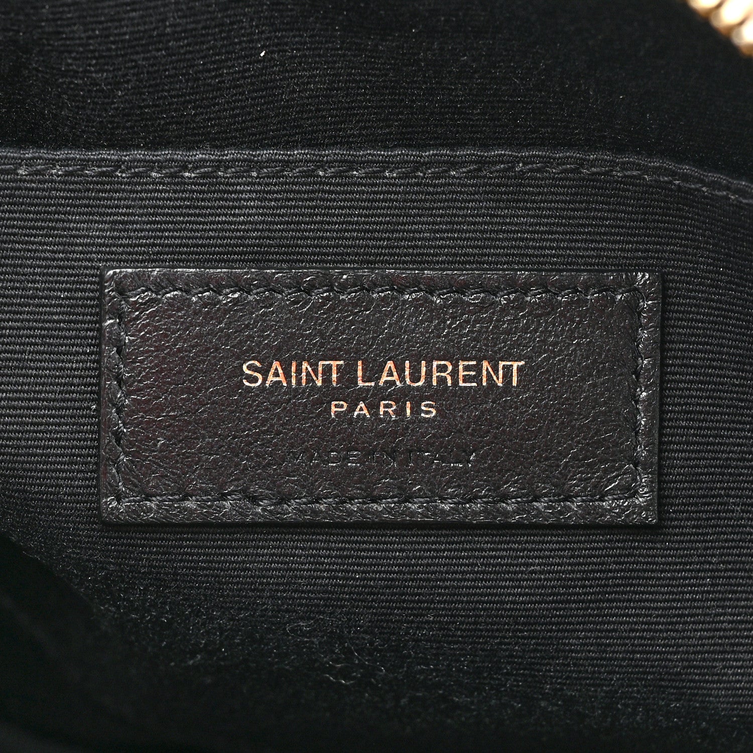 Saint Laurent Calfskin Matelasse Monogram Lou Camera Bag Dark Beige 6 of 11