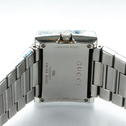 Gucci Stainless Steel Diamond Bezel Mother of Pearl 31mm 100L Quartz Watch 7 of 8