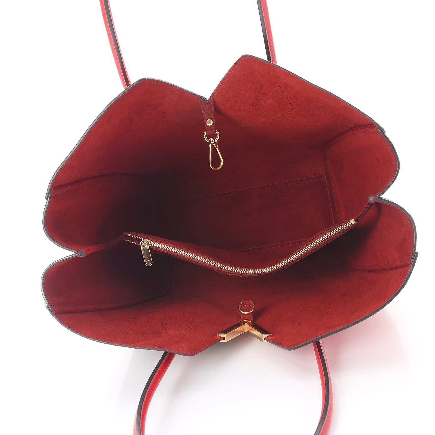 Louis Vuitton Calfskin Monogram Kimono Tote Cherry 5 of 14