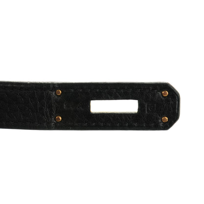 Hermes Taurillon Clemence Birkin 35 Black 9 of 24