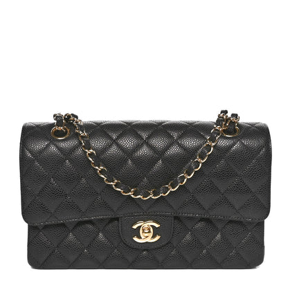Chanel Caviar Quilted Medium Double Flap Black 1 of 11