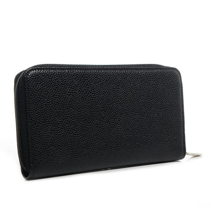 Chanel Caviar CC Timeless Large Zip Around Wallet Black 3 of 9
