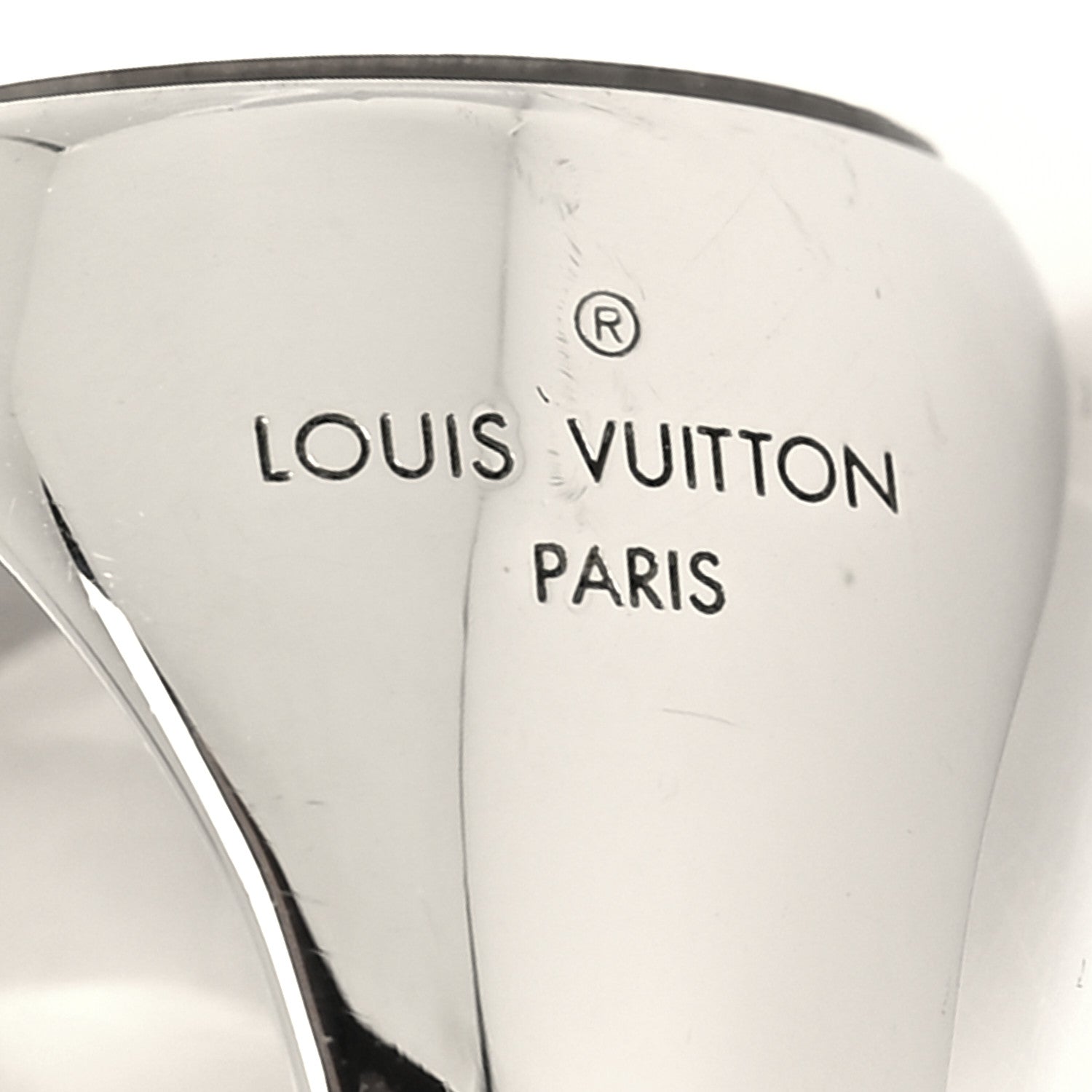 Louis Vuitton Metal 1854 Signet Ring M 58/8.25 Silver 4 of 6