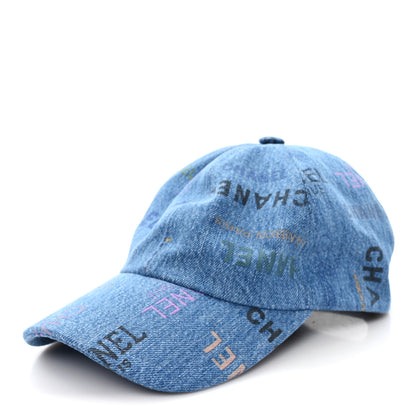 Chanel Denim Mood Cap Hat Blue 1 of 8