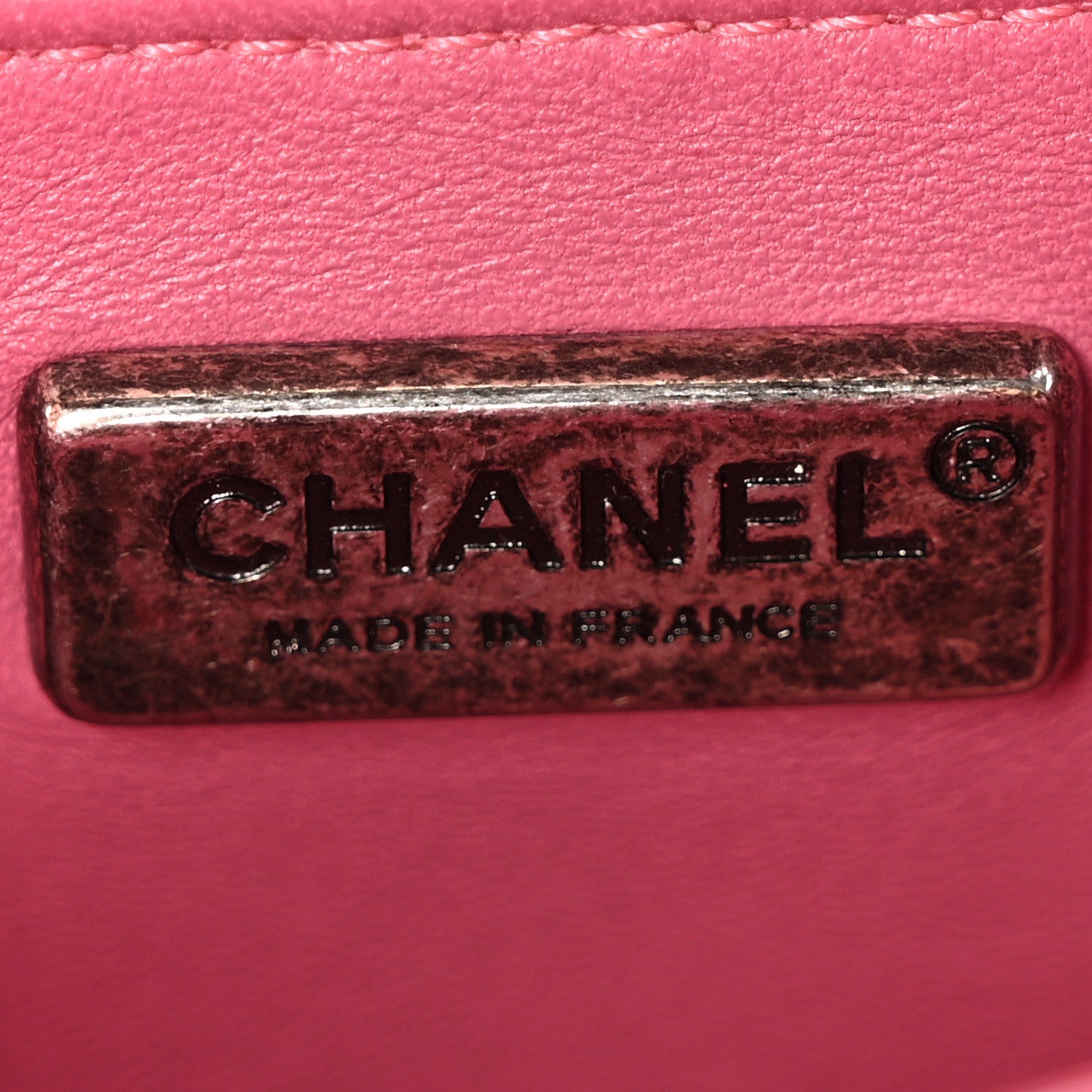 Chanel Galuchat Stingray Small Boy Flap Pink 6 of 10