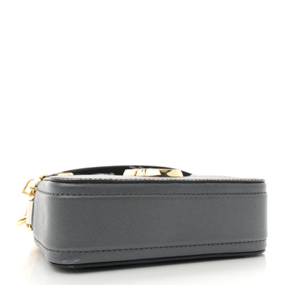 Marc Jacobs Saffiano Small Snapshot Camera New Black Mulitcolor 4 of 11