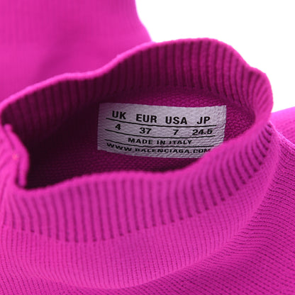 Balenciaga Neoprene Knit Womens Speed Sneakers 37 Fuchsia 8 of 8