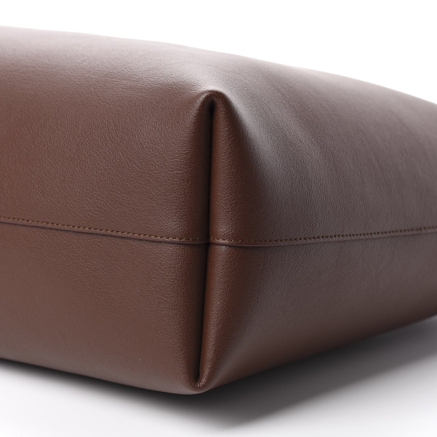 Calfskin Large Shopping Tote Old Brandy
