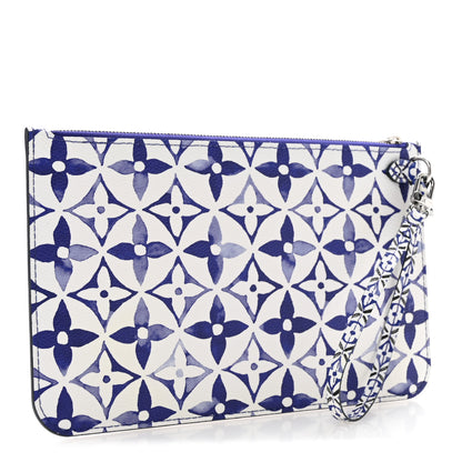 Louis Vuitton Monogram Giant By The Pool 2.0 Neverfull MM Pochette Blue 3 of 8