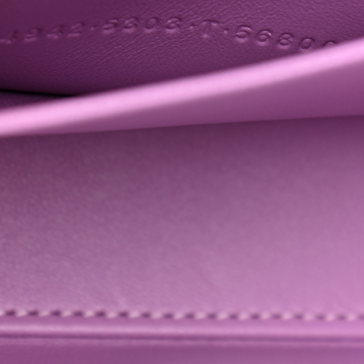 Balenciaga Shiny Box Calfskin Tonal B Hourglass Stretch Sling Shoulder Bag Lilac 8 of 11