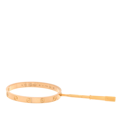 Cartier 18K Yellow Gold LOVE Bracelet 16 7 of 8