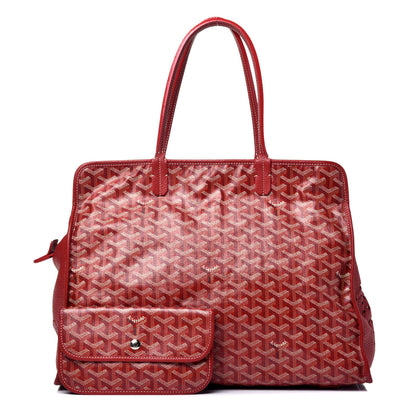 Goyard Goyardine Sac Hardy Pet Carrier PM Red 1 of 8