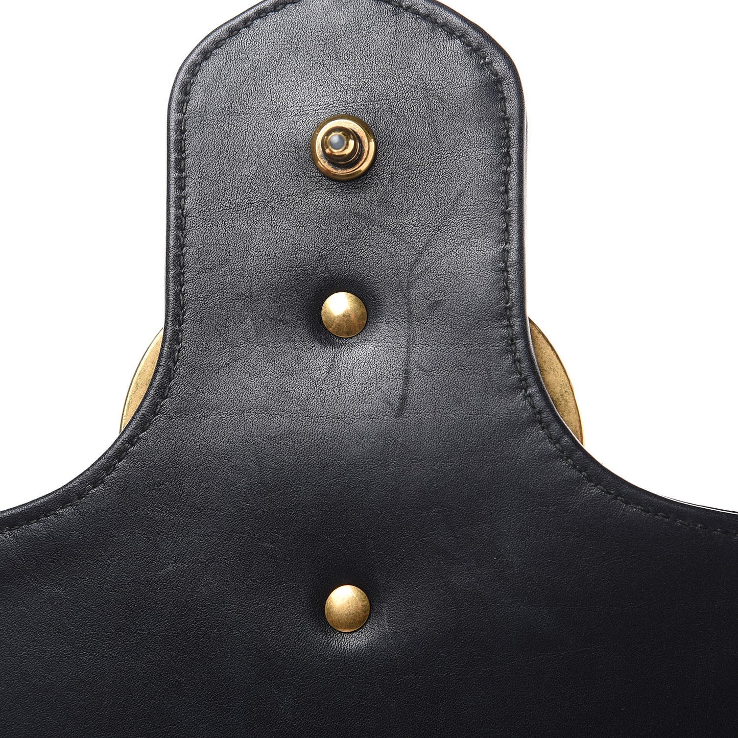 Calfskin Matelasse Medium GG Marmont Shoulder Bag Black