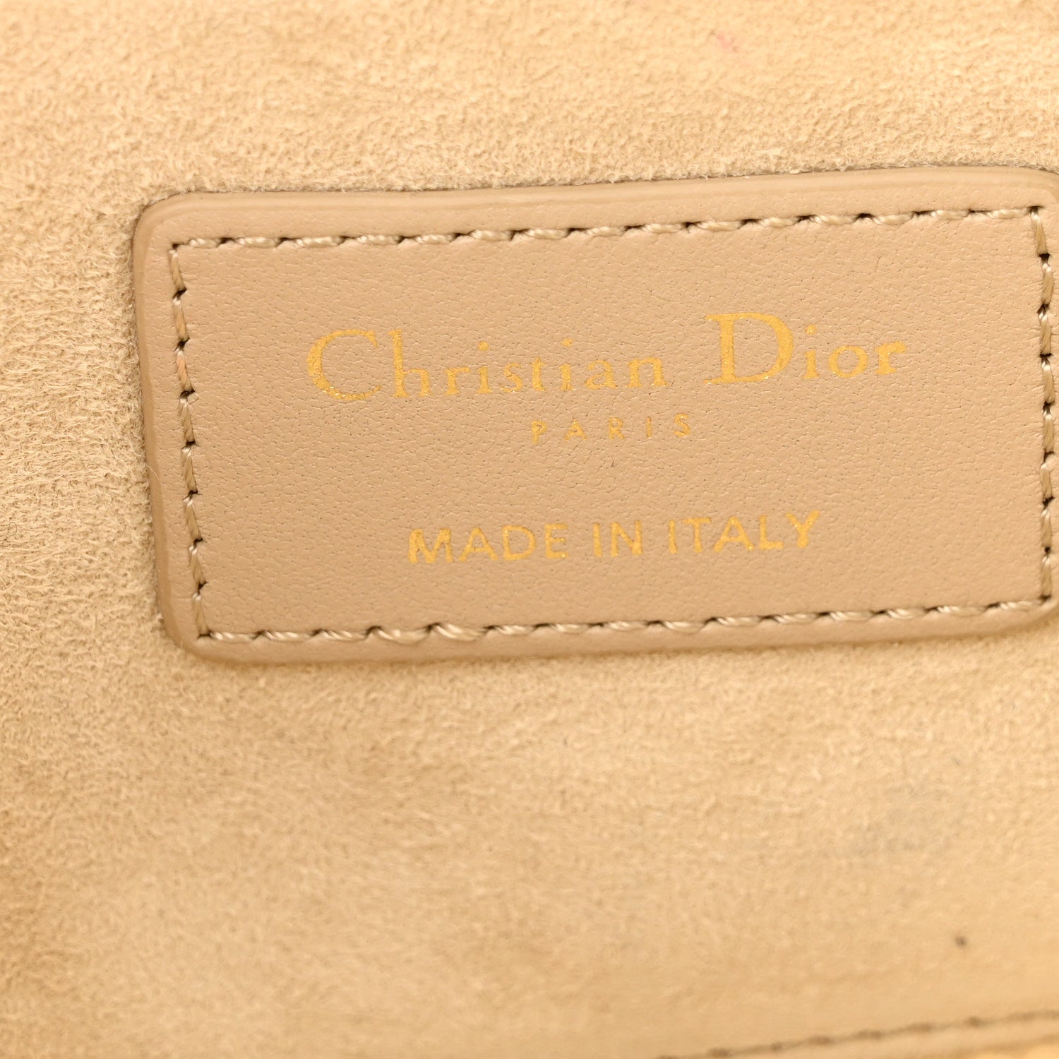 Christian Dior Lambskin Cannage Small Diortravel Vanity Case Light Beige 6 of 12