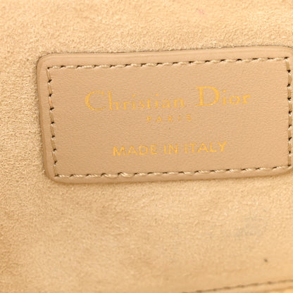 Christian Dior Lambskin Cannage Small Diortravel Vanity Case Light Beige 6 of 12