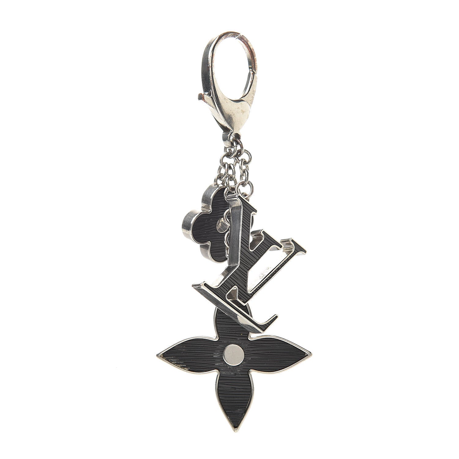 Louis Vuitton Electric Epi Fleur d'Epi Bag Charm Black 1 of 5