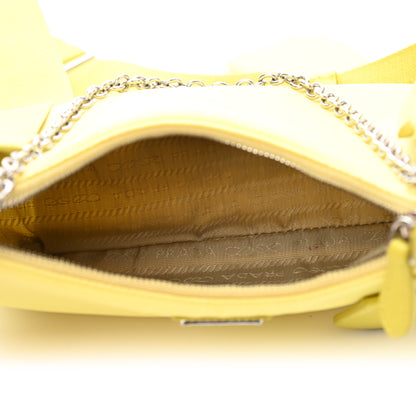 Prada Nylon Saffiano Re-Edition 2005 Shoulder Bag Ananas 5 of 14