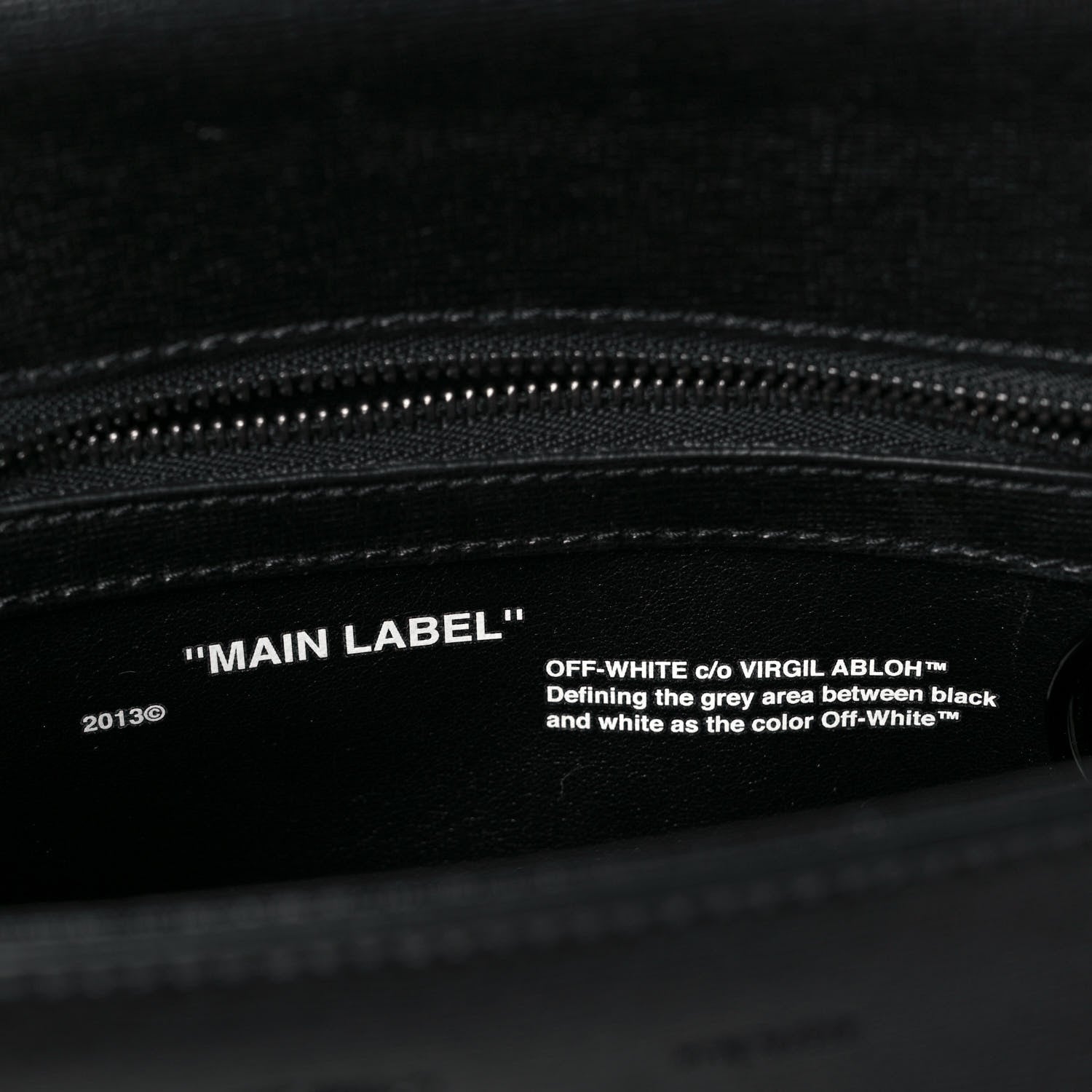 Off-White Calfskin Binder Clip Bag Black 5 of 8