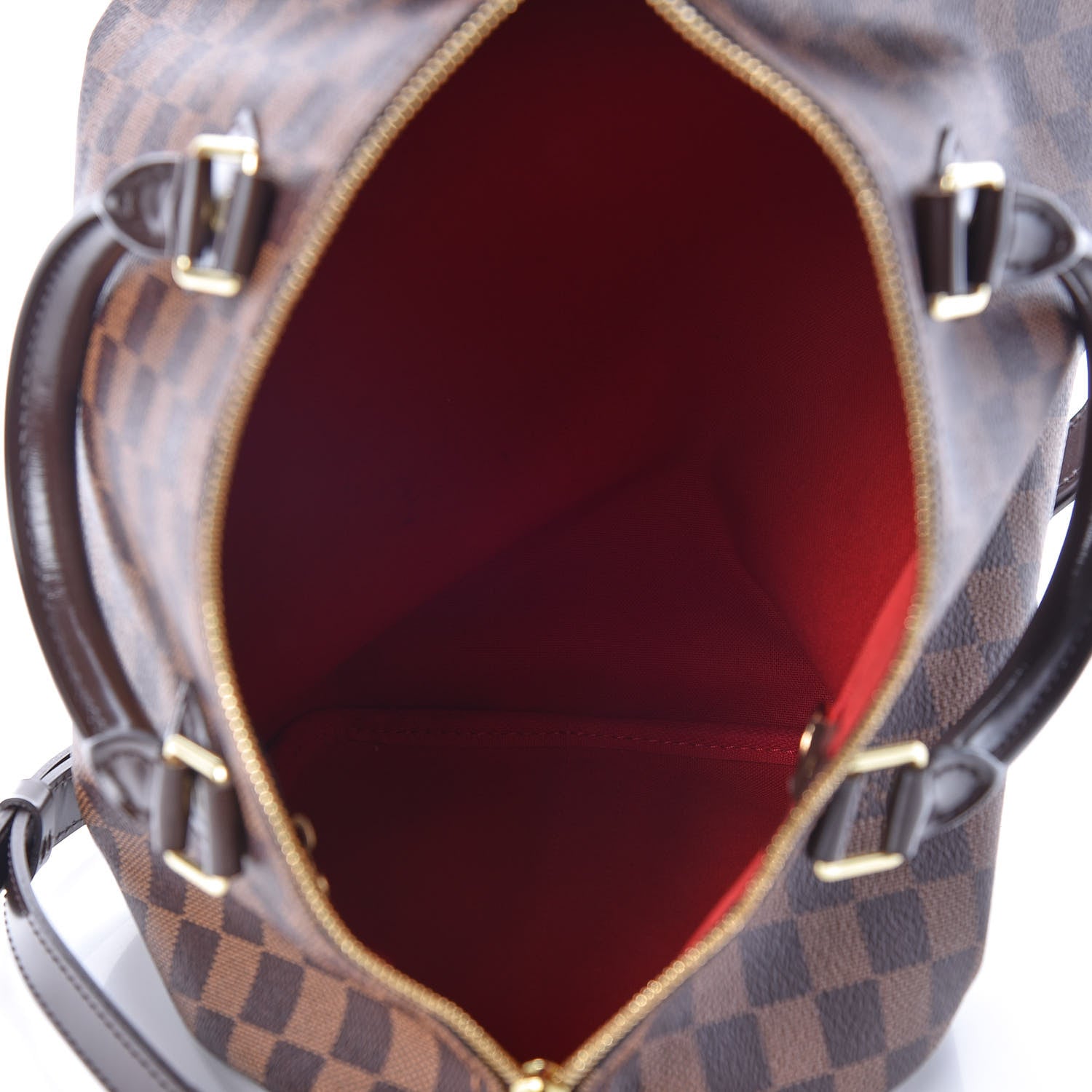 Louis Vuitton Damier Ebene Speedy Bandouliere 30 6 of 10