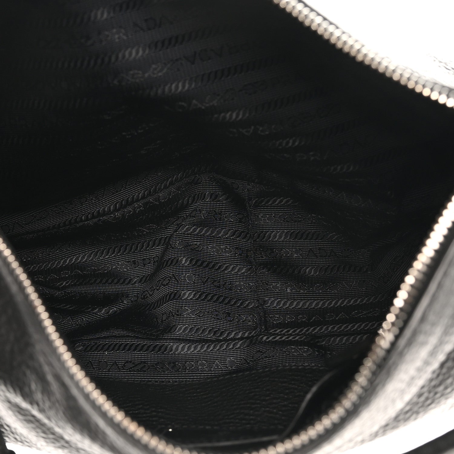 Prada Vitello Phenix Shoulder Bag Black 5 of 9