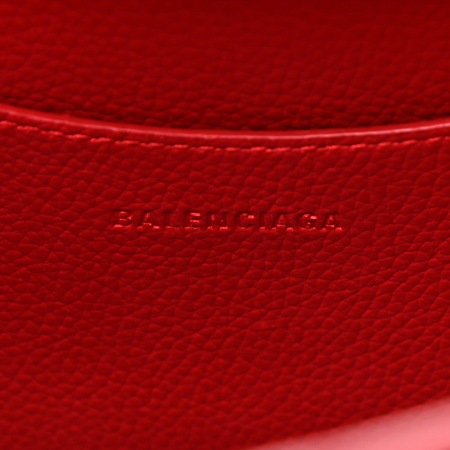 Balenciaga Grained Calfskin Neo Classic Gold Hardware S City Medium Red 6 of 12