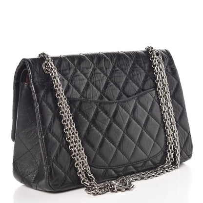 Chanel Aged Calfskin Quilted 2.55 Reissue 226 Flap Black 3 of 12