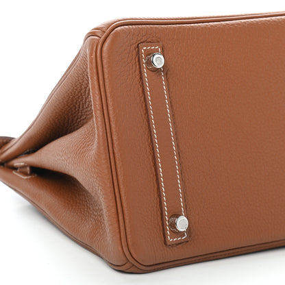 Hermes Togo Birkin 30 Gold 9 of 11