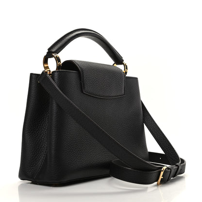 Louis Vuitton Taurillon Capucines BB Black 3 of 8