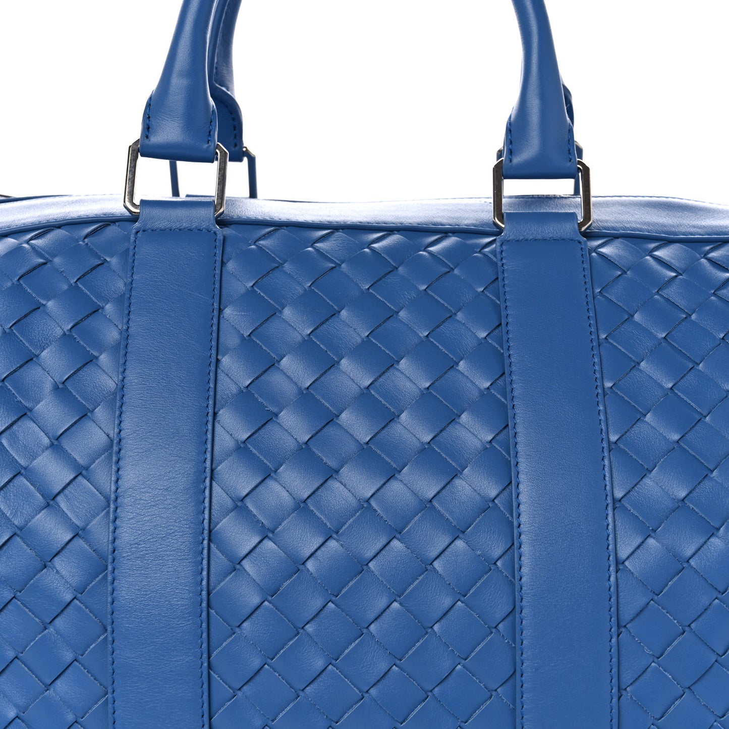Nappa Intrecciato Medium Duffle Bag Admiral