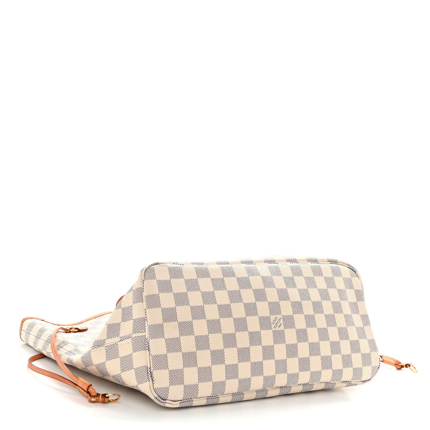Damier Azur Neo Neverfull MM Rose Ballerine