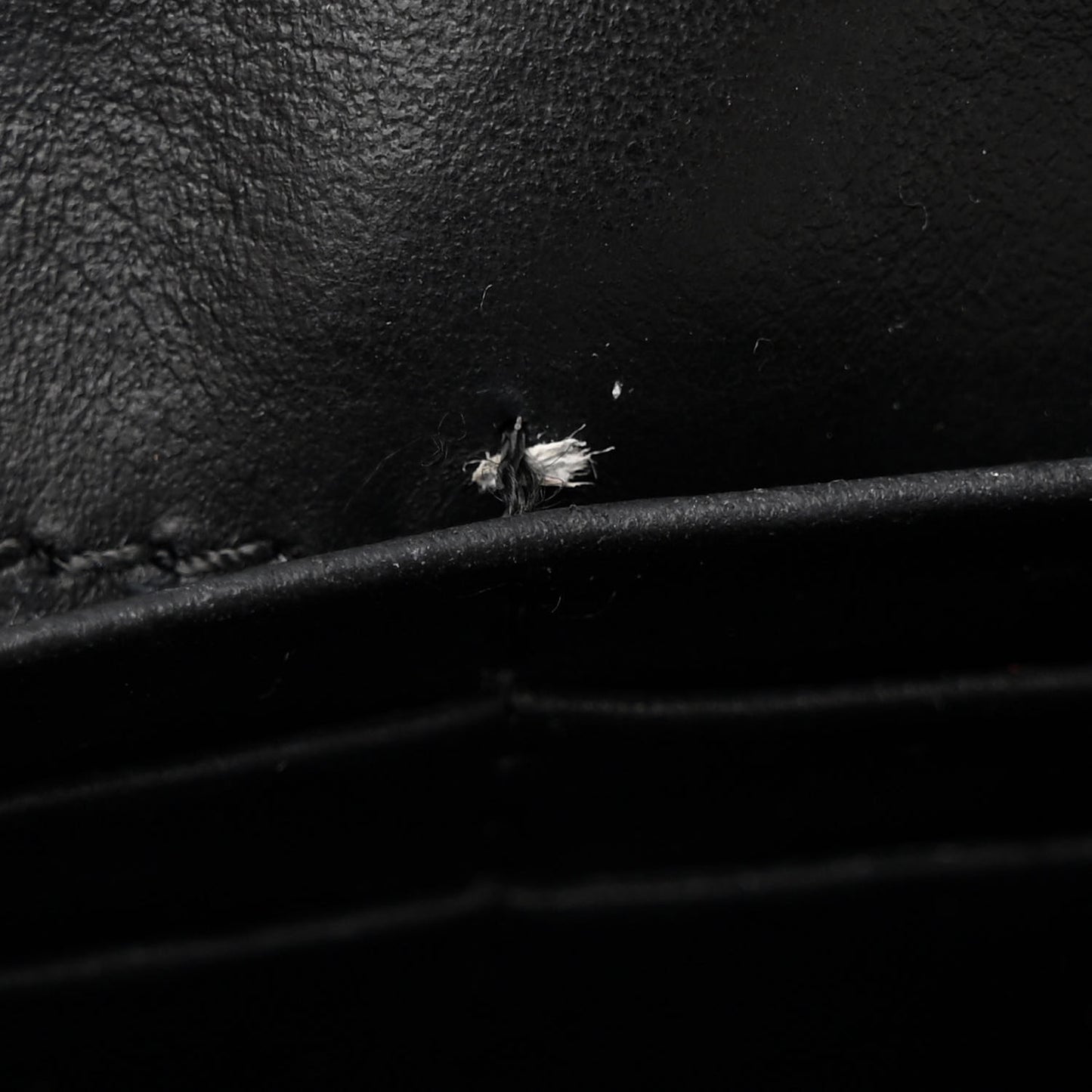 Calfskin House Check Henley Wallet On Chain Black