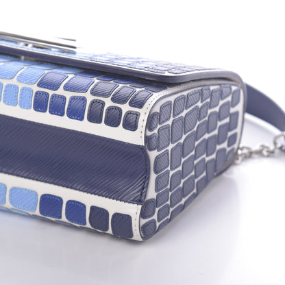 Louis Vuitton Epi Savane Twist Shoulder Bag MM Blue 9 of 9