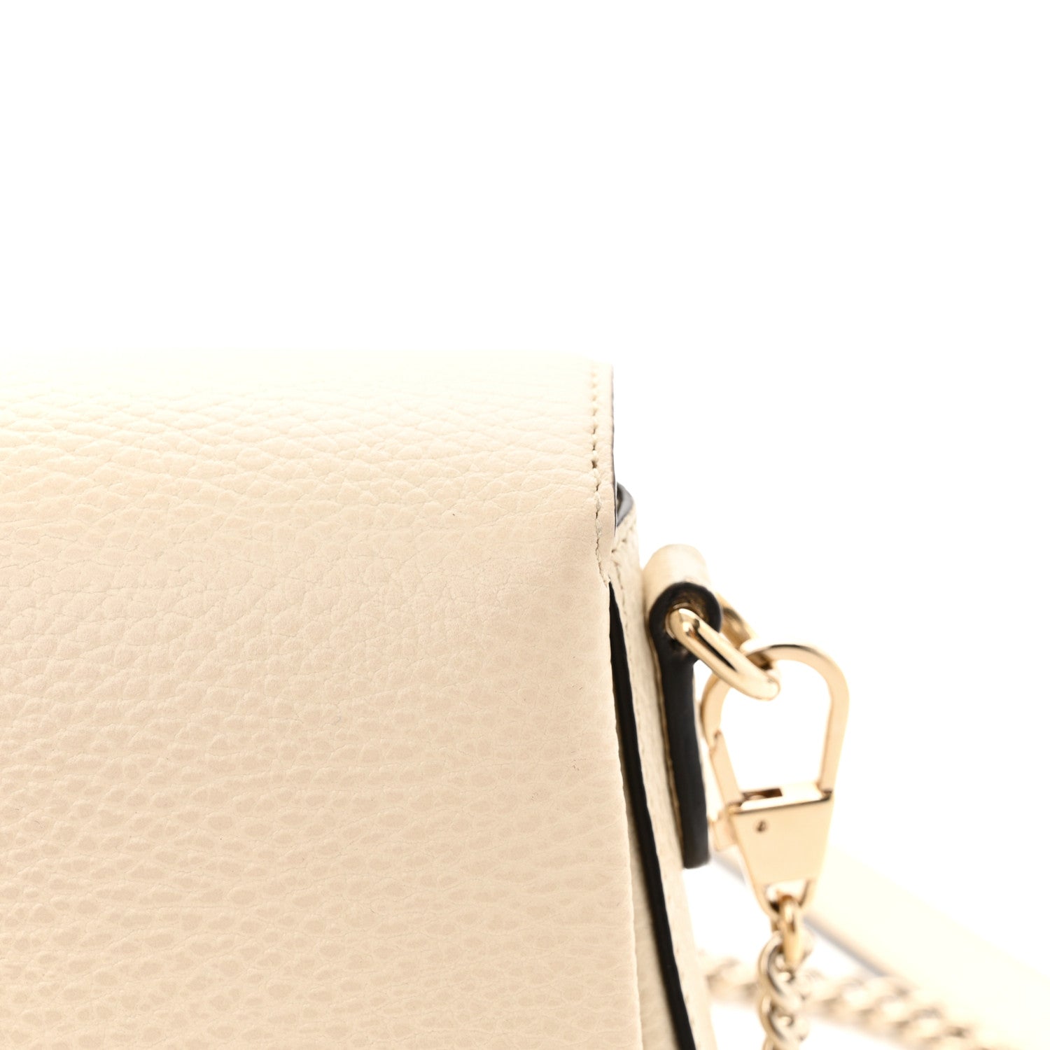 Gucci Dollar Calfskin Interlocking G Crossbody Bag Mystic White 15 of 16