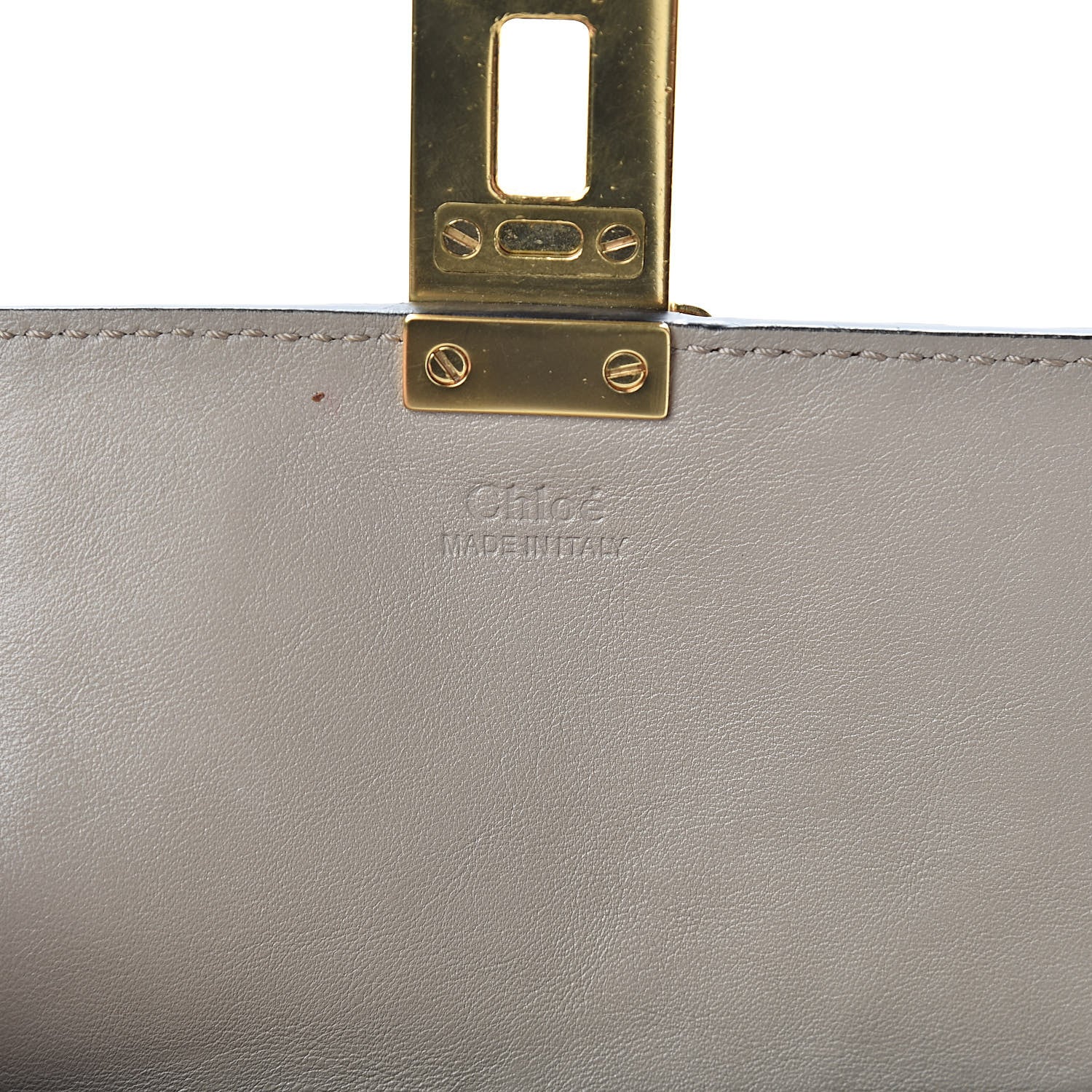 Chloe Suede Calfskin Patchwork Drew Shoulder Bag Motty Grey 6 of 15