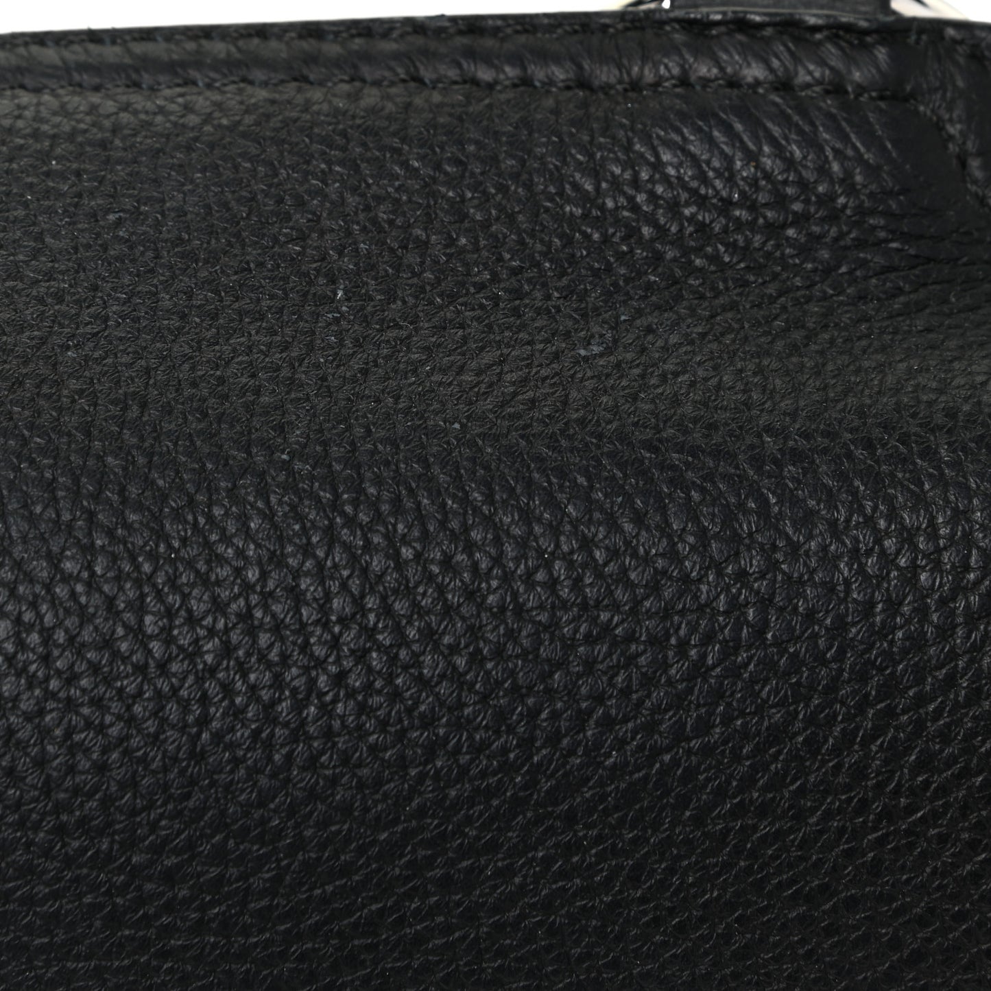 Soft Grain Calfskin Baby Bridle Saddle Bag Black