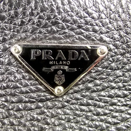Prada Vitello Daino Shoulder Bag Black 7 of 8