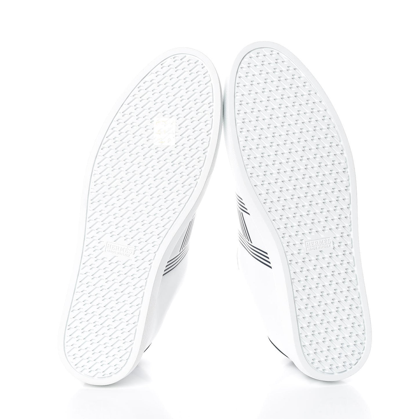 Calfskin Mens Avantage Sneakers 45 White Marine