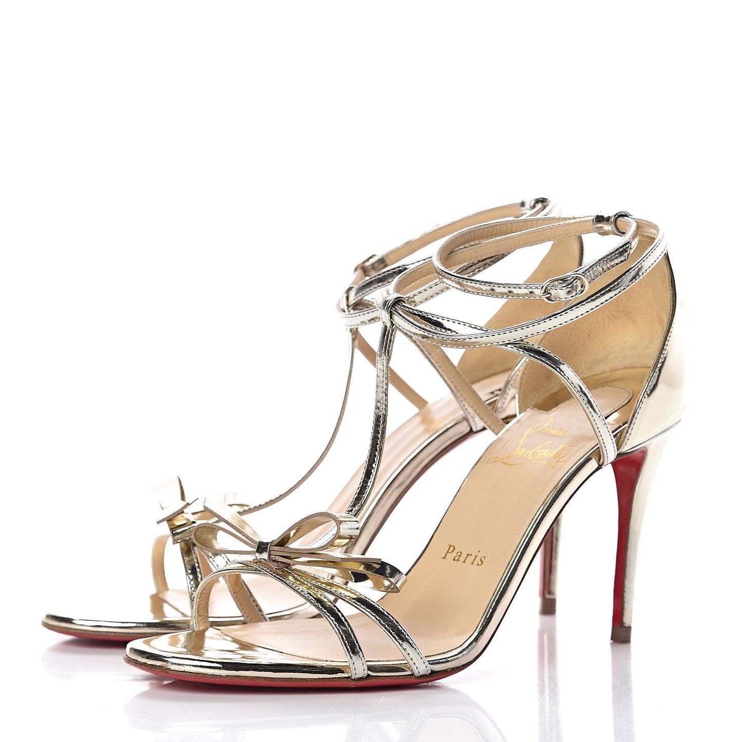 Specchio Blakissima 85 T-Strap Sandals 37.5 Platine