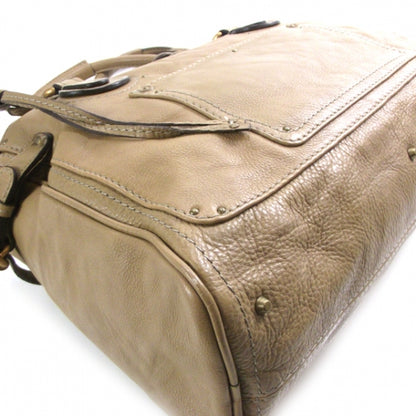 Chloe Leather Paddington Large Tote Taupe 5 of 17