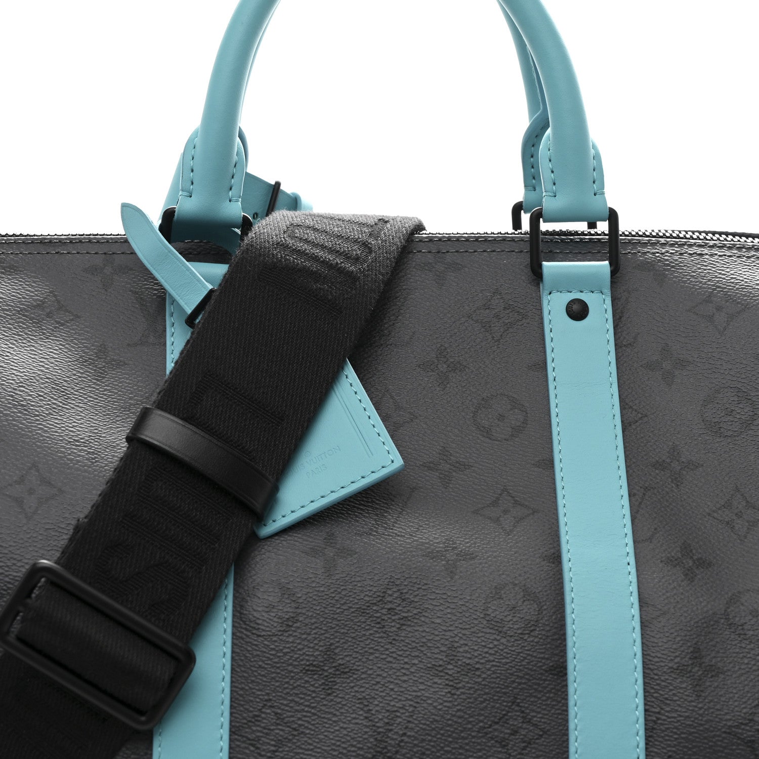 Louis Vuitton Reverse Monogram Eclipse Keepall Bandouliere 55 Turquoise 5 of 9