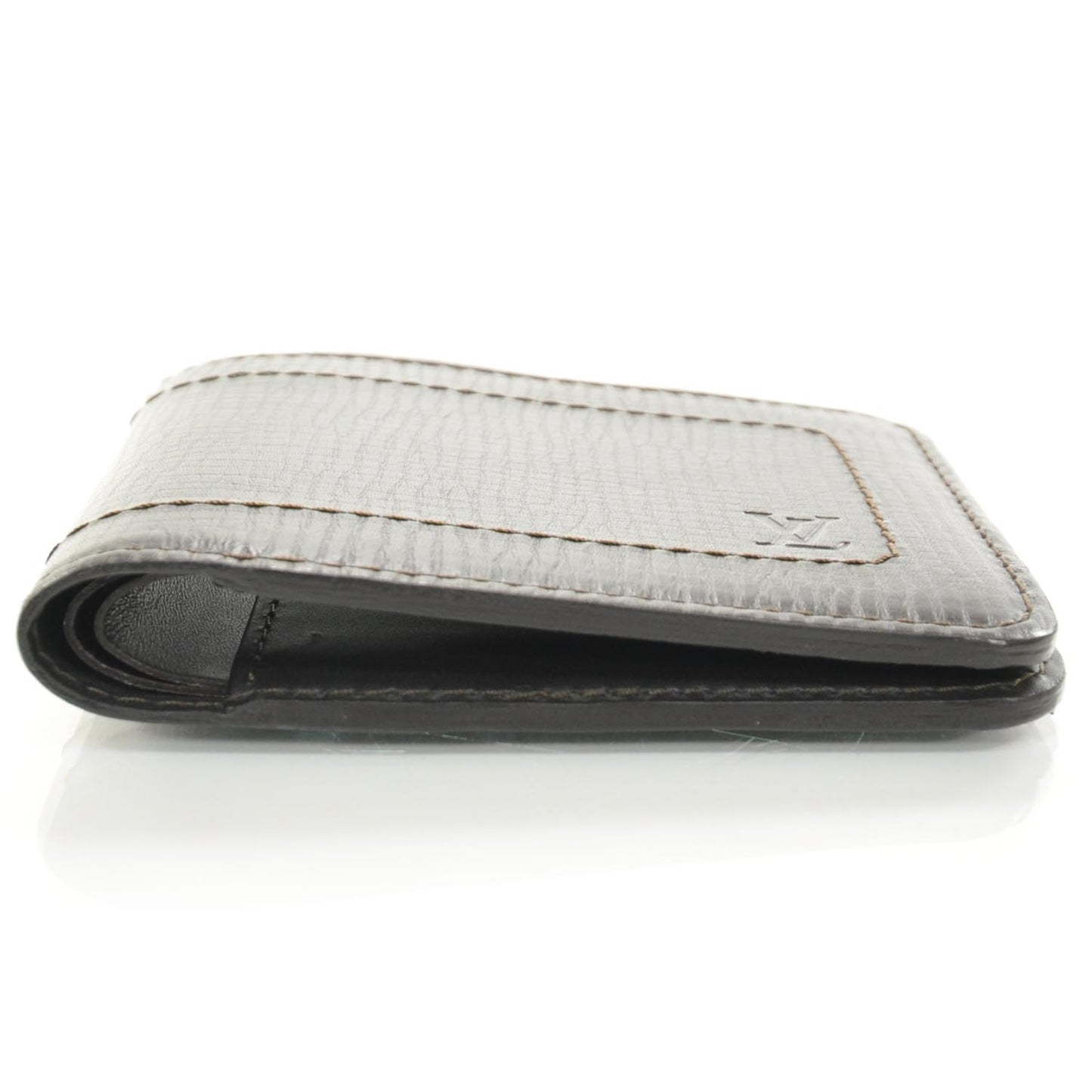 Utah Leather 6 Cards and Bill Holder Wallet Coffee