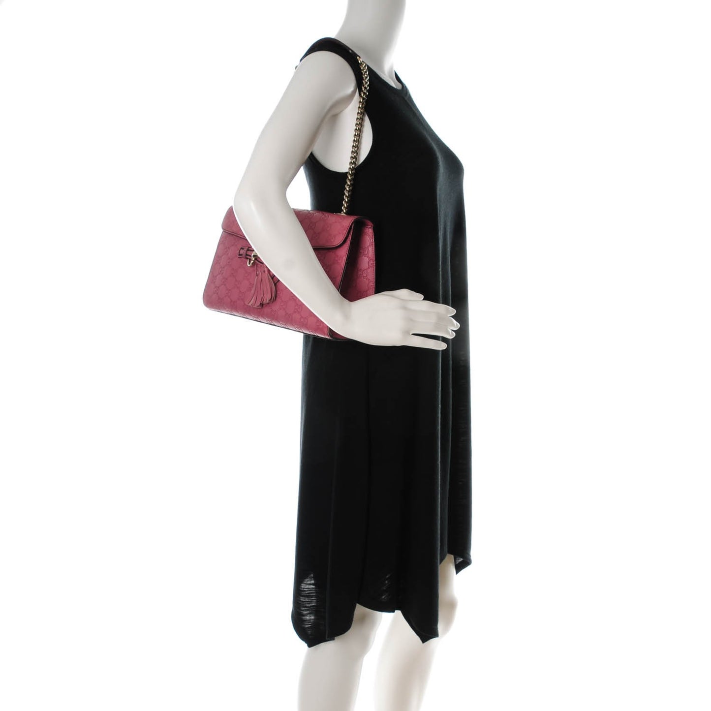 Guccissima Medium Emily Chain Shoulder Bag Peonia Flower