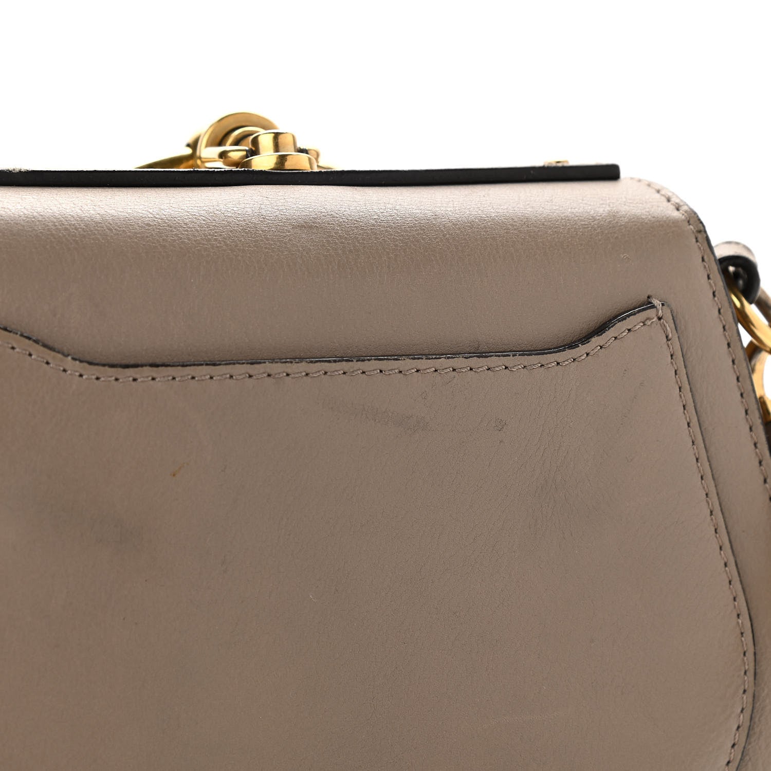 Chloe Calfskin Suede Small Nile Bracelet Bag Motty Grey 12 of 14