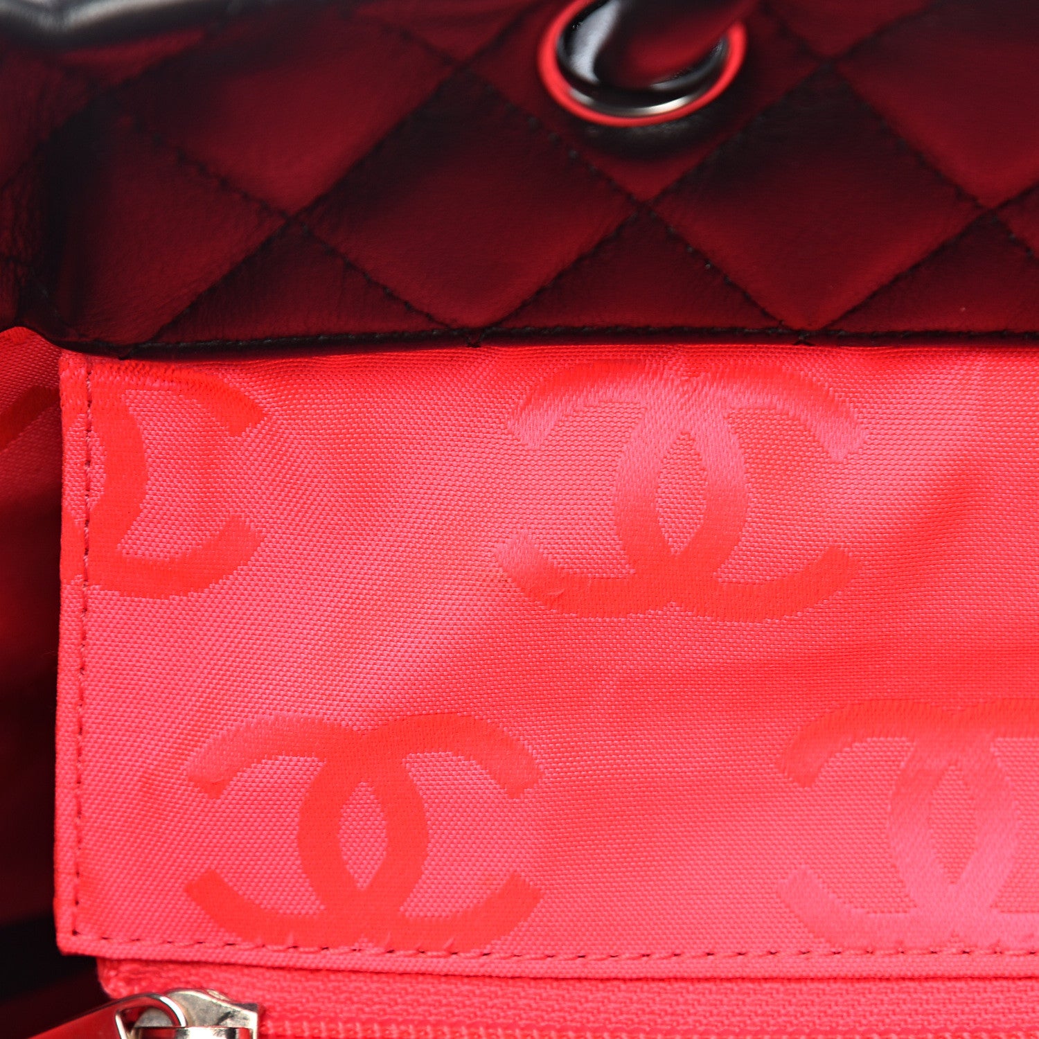 Chanel Calfskin Quilted Large Cambon Tote Black 8 of 16