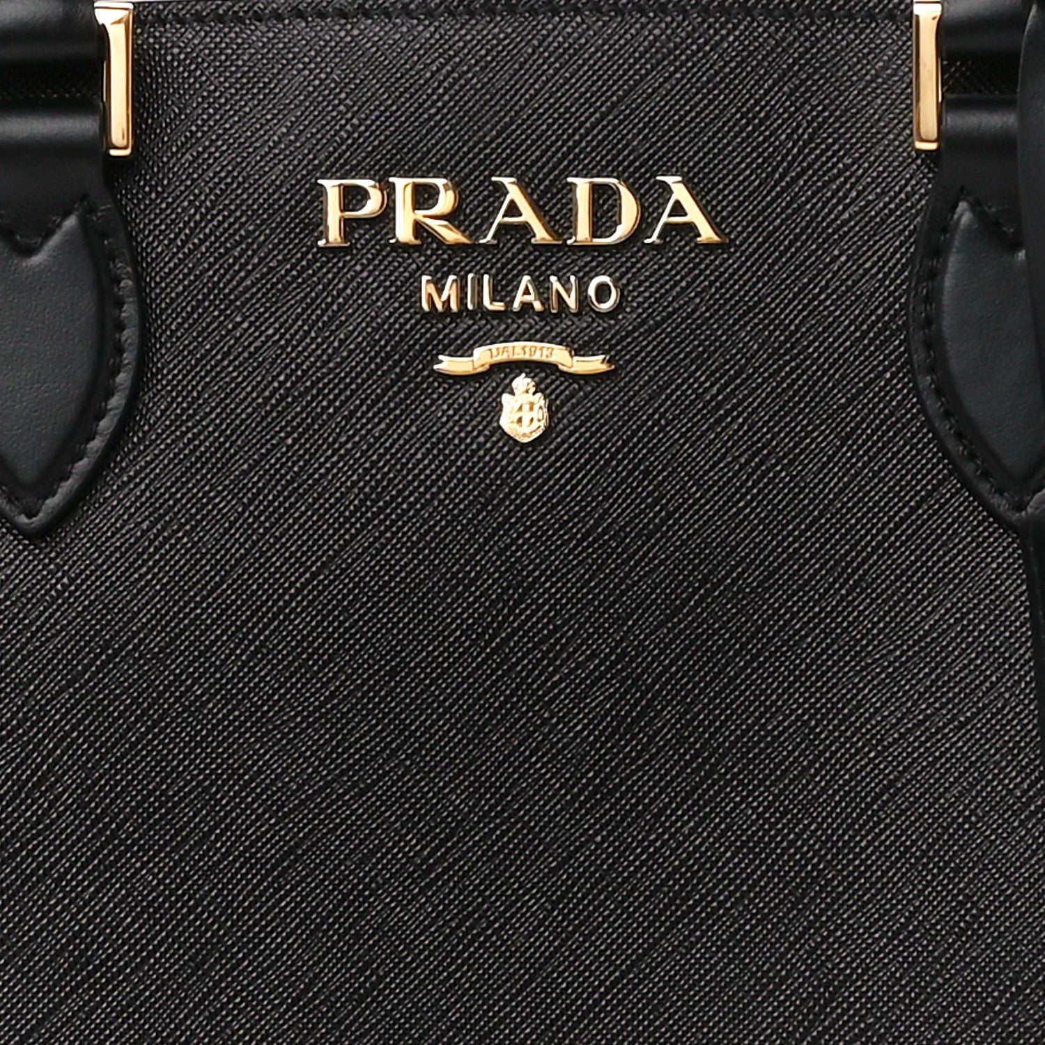 Prada Saffiano Soft Calfskin Large Tote Black 9 of 11